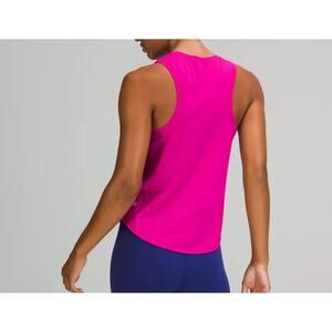 Lululemon High Neck Run & Train Tank Size 4 Vibrant Sonic Pink